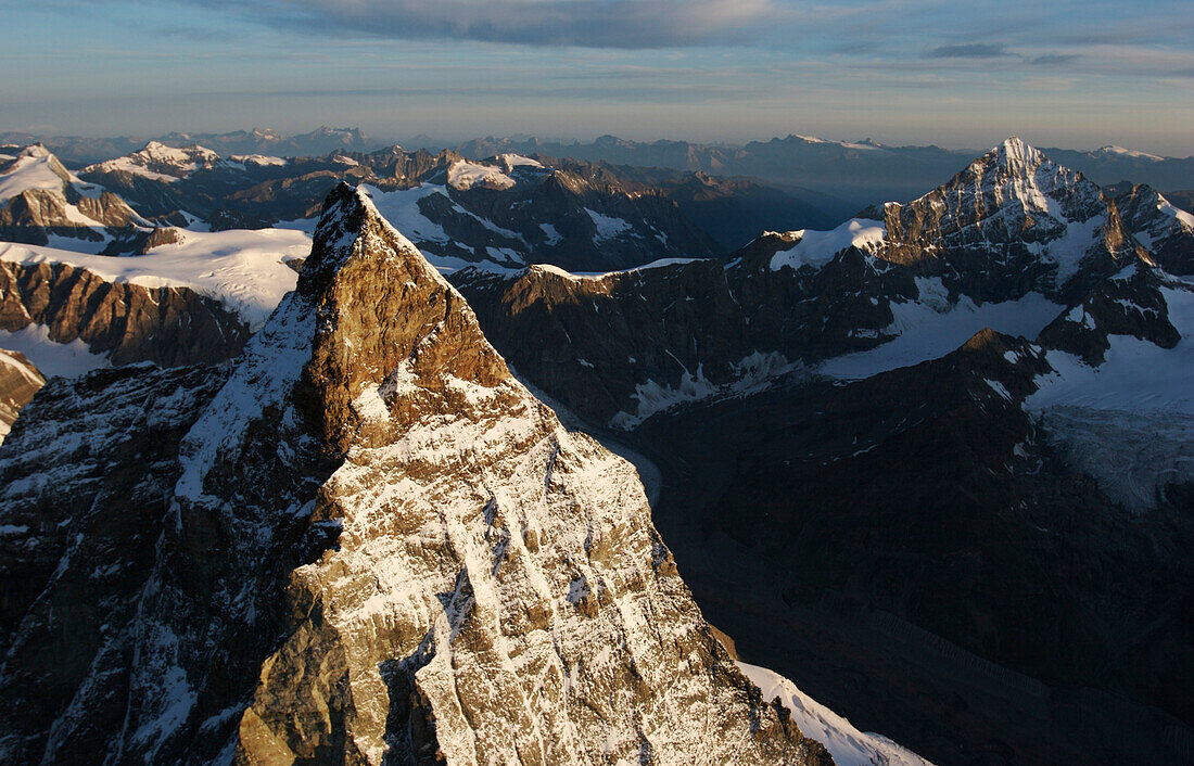 Alpen in der Nähe des Matterhorns,Zermatt,Schweiz