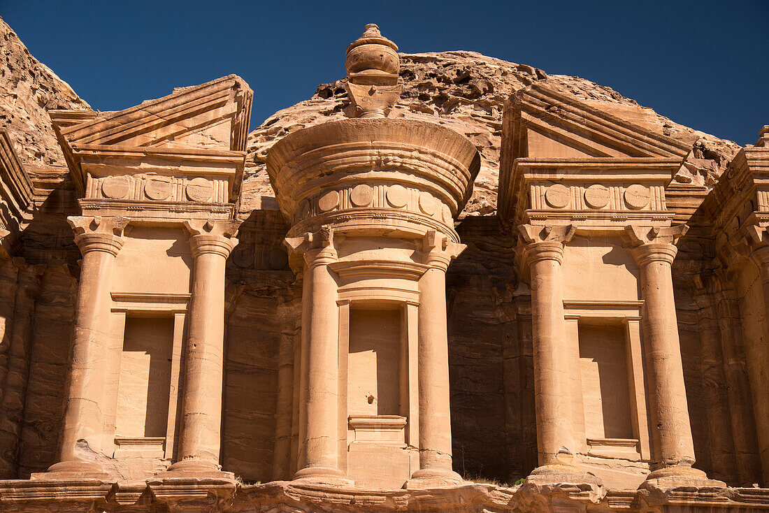 Das Kloster, oder al Deir, in Petra, Petra, Jordanien