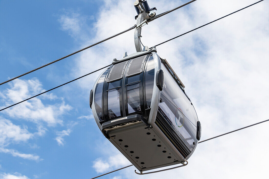 Mi Teleferico aerial cable car along the silver line,La Paz,La Paz,Bolivia