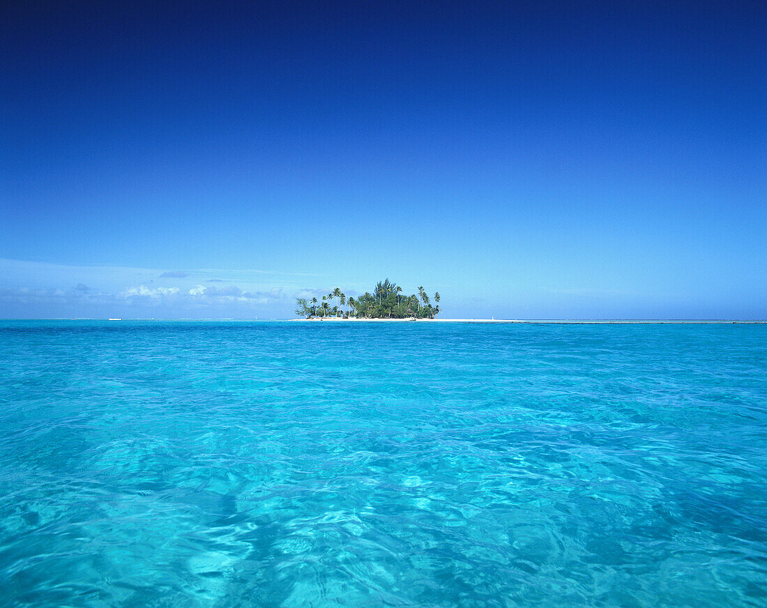 Kleine tropische Insel im Südpazifik, Französisch-Polynesien