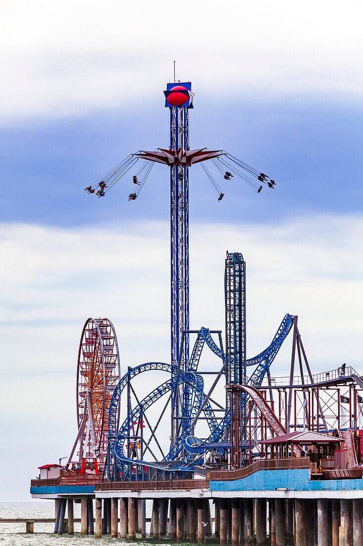 Galvaston Island Historic Pleasure Pier,Galvaston,Texas,United States of America