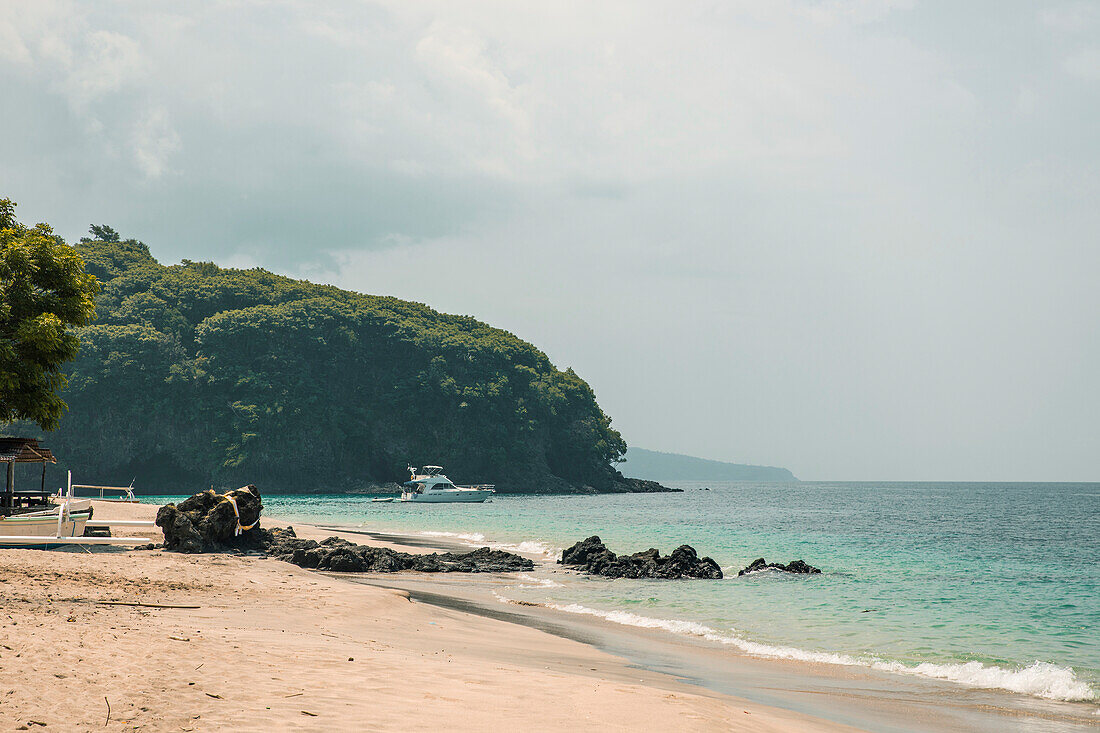 Boating from a resort on Virgin Beach,Bali,Indonesia