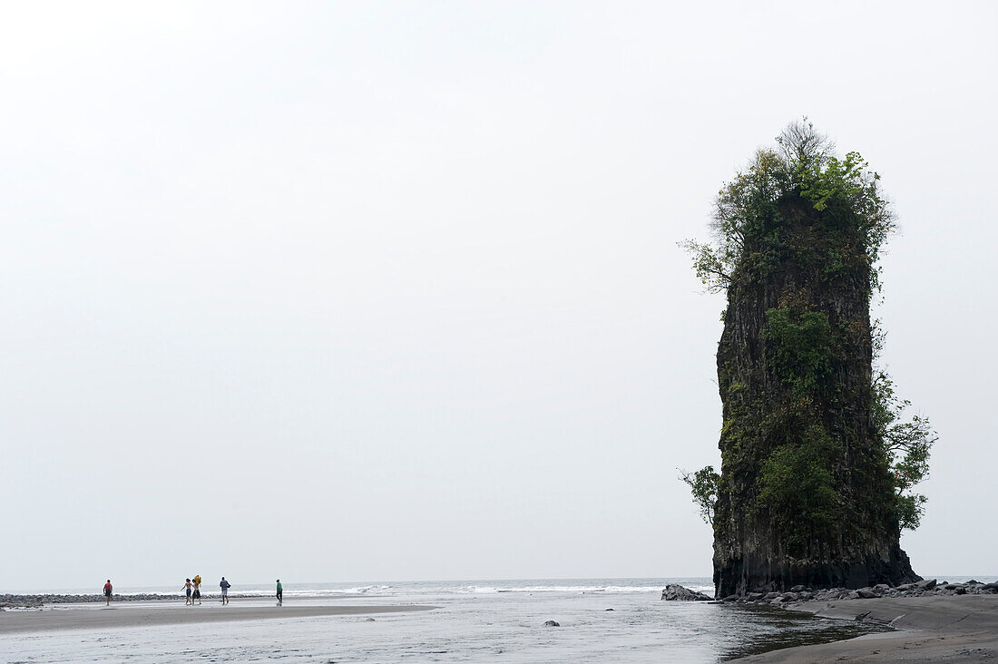 Scenic view from a beach on Bioko Island.,Southern Bioko Island,Equatorial Guinea