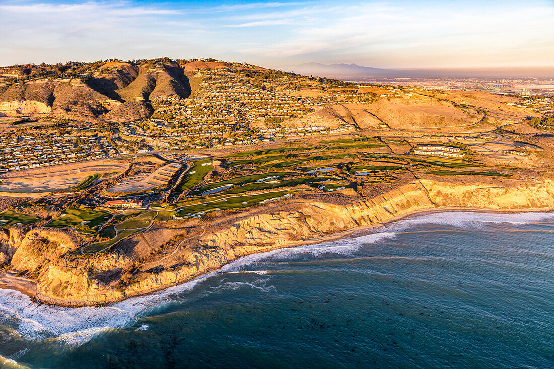 Luxus-Golfplatz am Wasser in Rancho Palos Verdes,Kalifornien,USA,Rancho Palos Verdes,Kalifornien,Vereinigte Staaten von Amerika