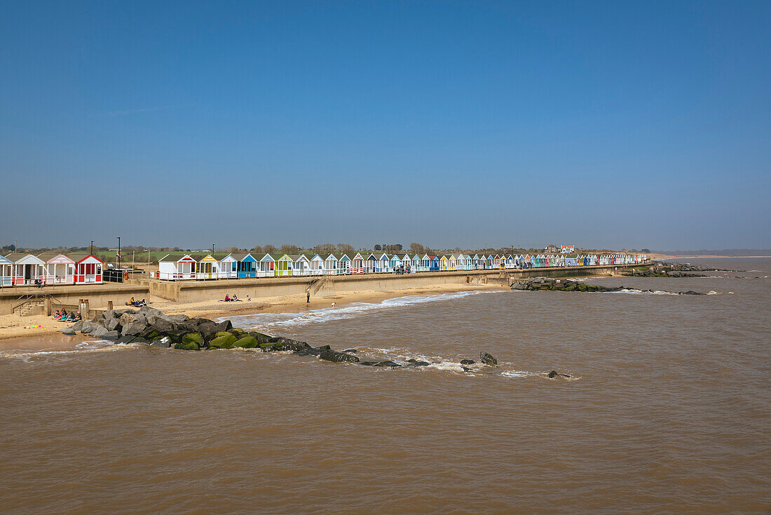 Southwold beach huts,Suffolk,UK,Southwold,Suffolk,England