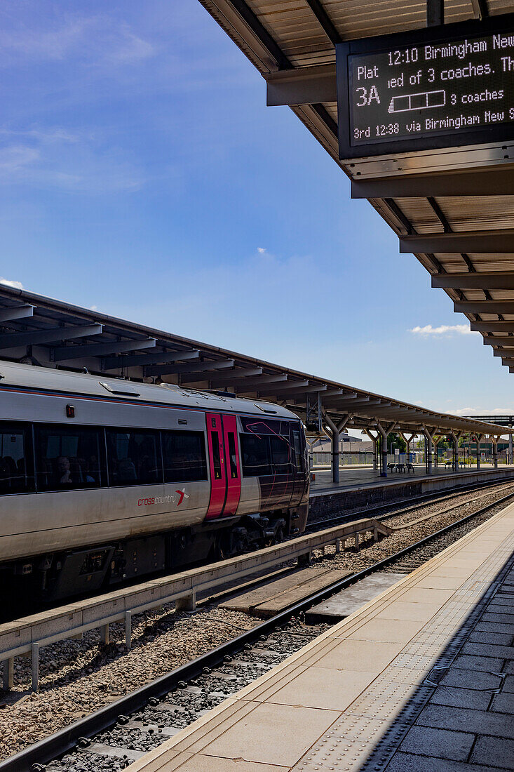 Train at the station in Coventry,UK,Coventry,England