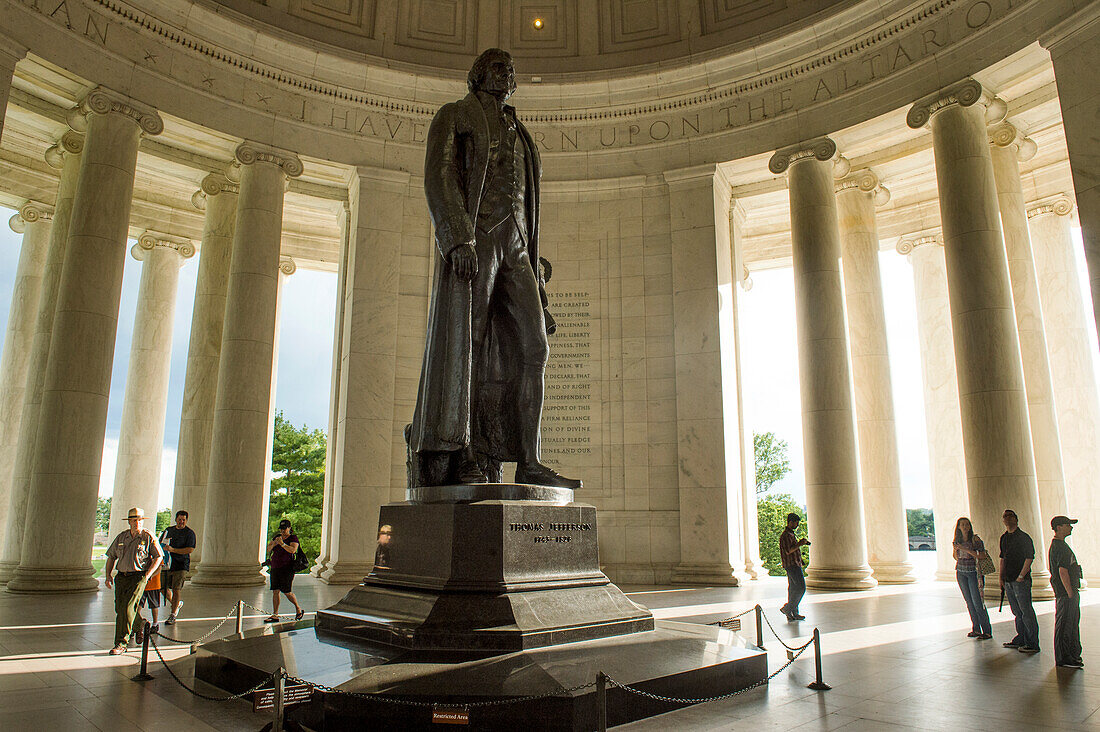 Jefferson Memorial in District of Columbia, Washington, USA, Washington, District of Columbia, Vereinigte Staaten von Amerika