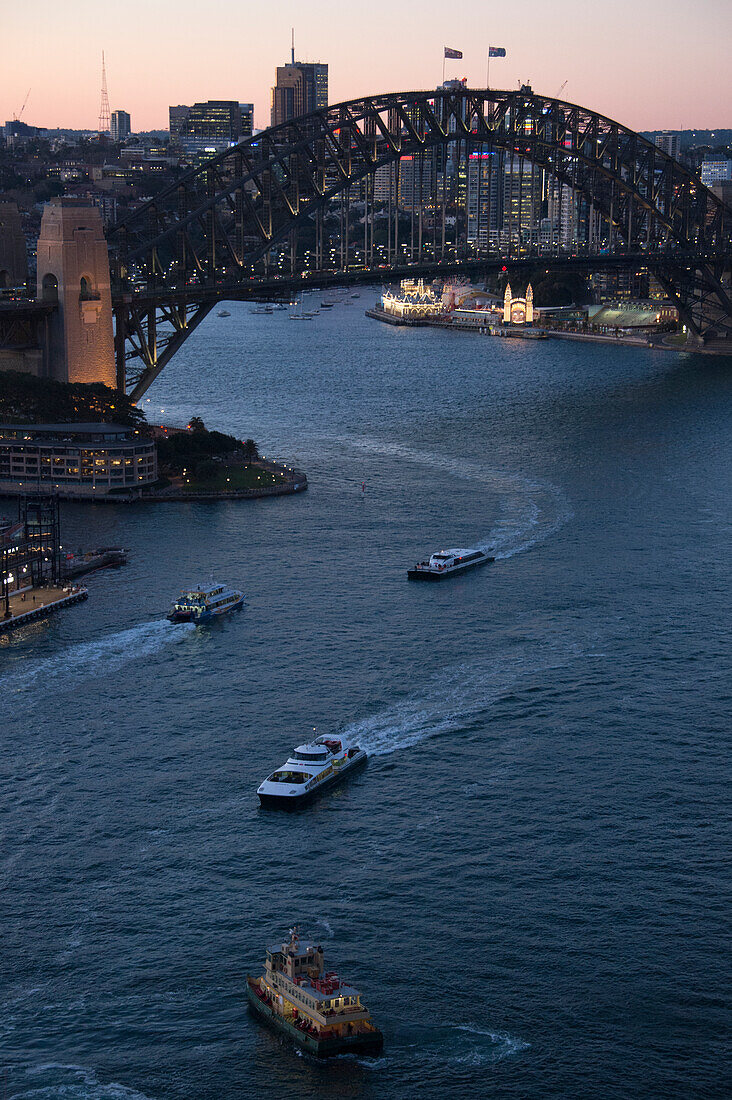 Sydney Harbor in Australien, Sydney, New South Wales, Australien