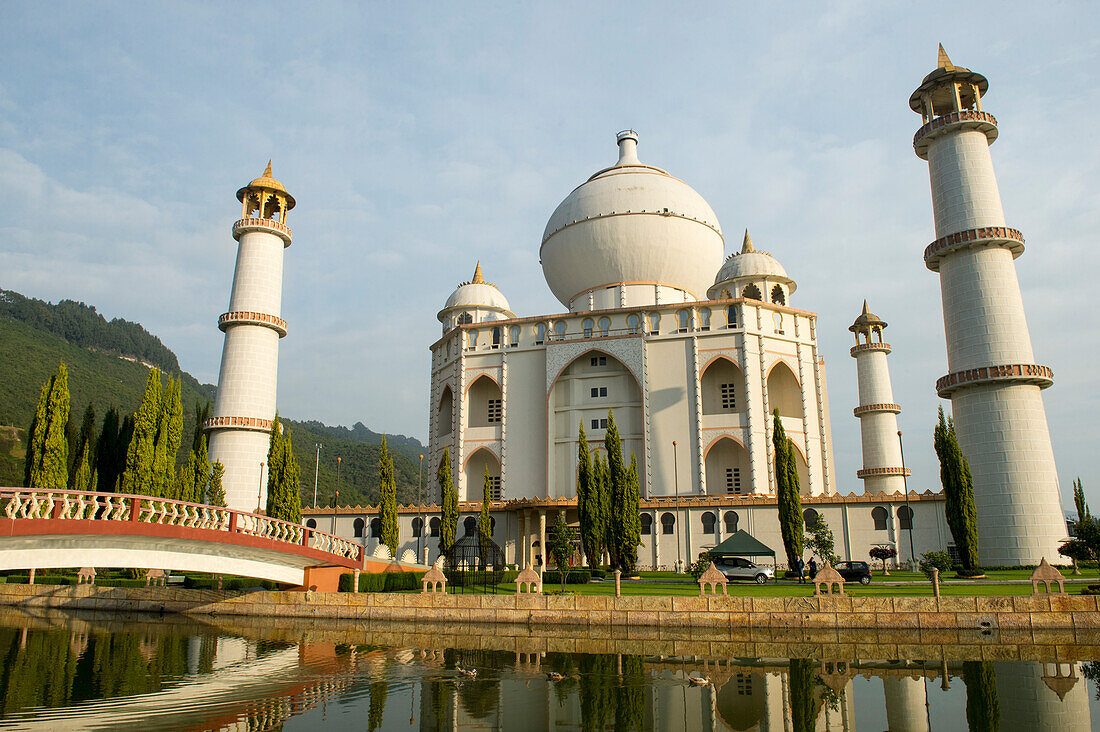 Replica of the Taj Mahal at Parque Jaime Duque in Columbia,Bogota,Columbia