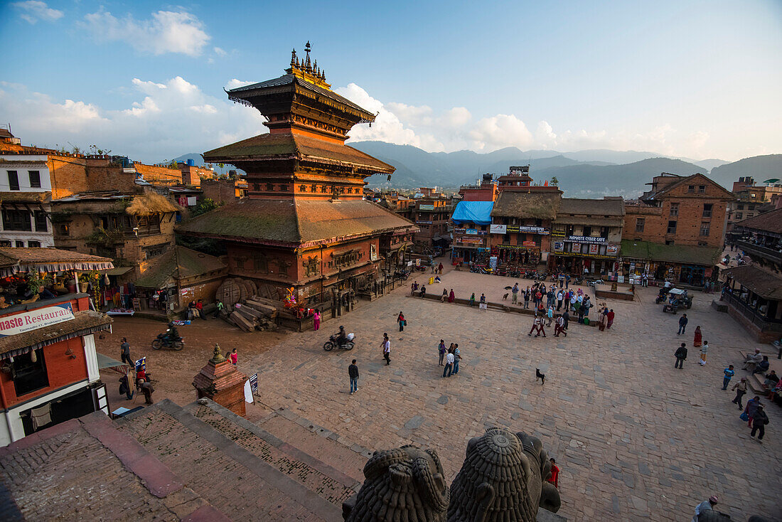 Durbar Square in the medieval city of Bhaktapur,Bhaktapur,Nepal