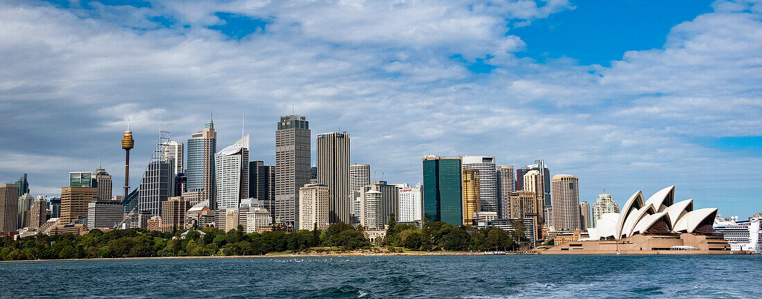 Panoramablick auf die Skyline von Sydney,Sydney,Australien