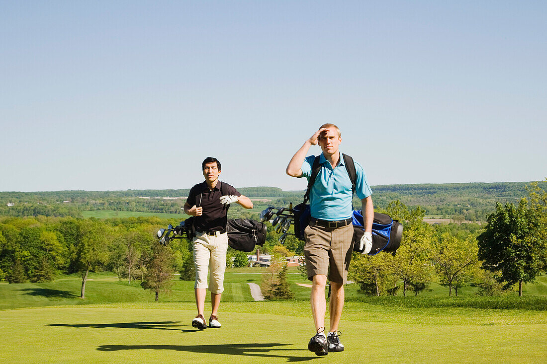 Men at Golf Course