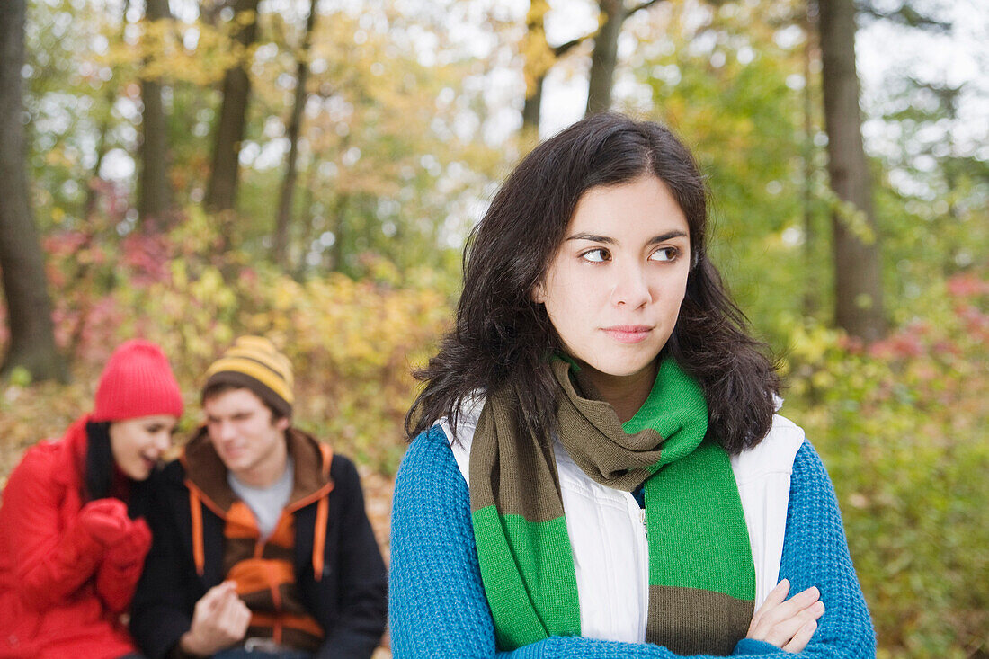 Woman Annoyed with Couple