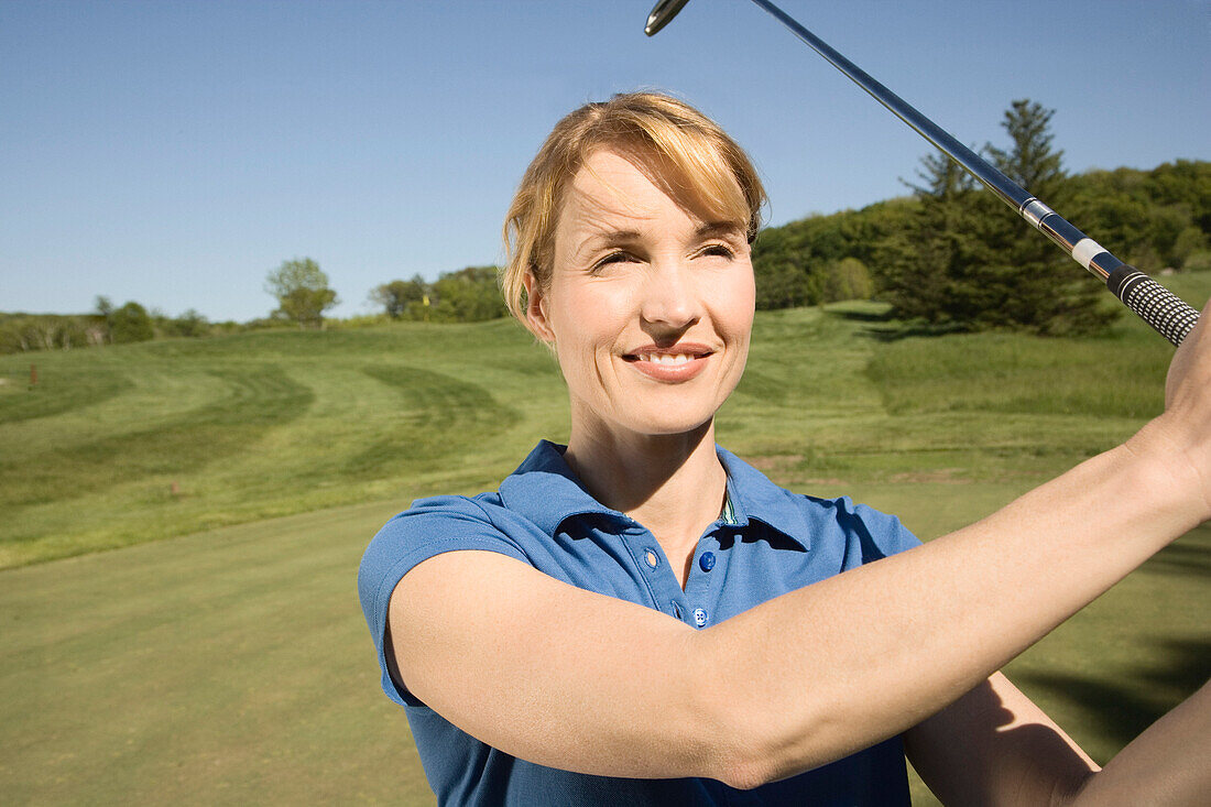 Portrait of a Golfer