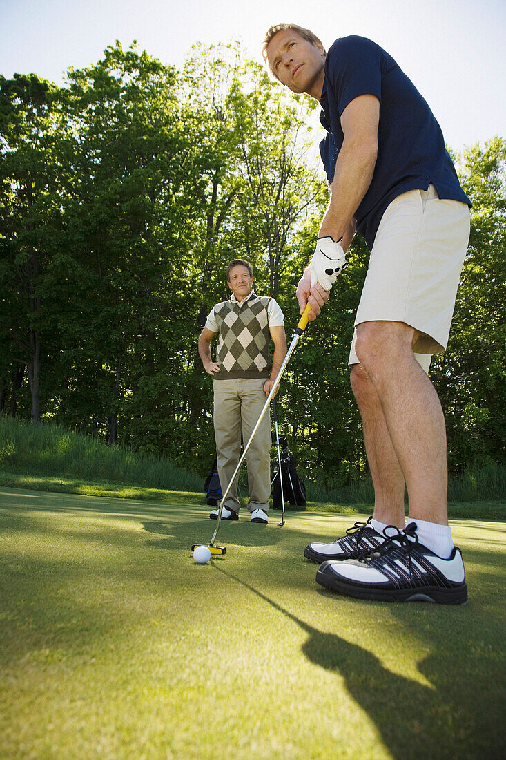 Men Golfing