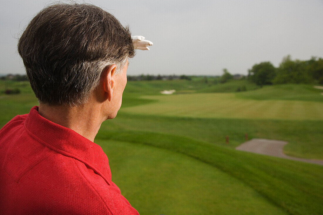 Man Golfing