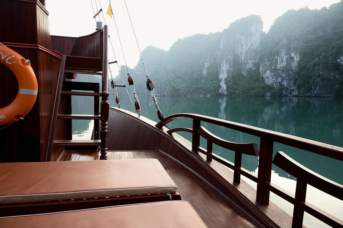 Boot,Golf von Tonkin,Halong Bucht,Quang Ninh Provinz,Vietnam
