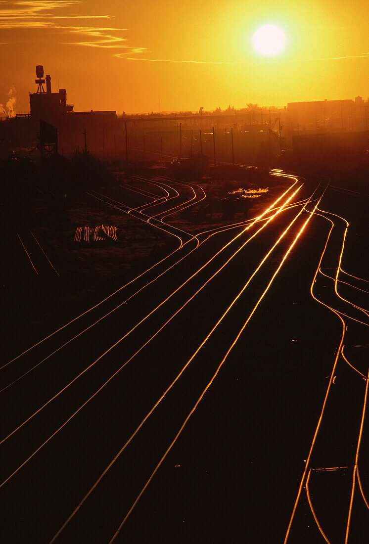 CN Rail Yards,Edmonton,Alberta,Canada