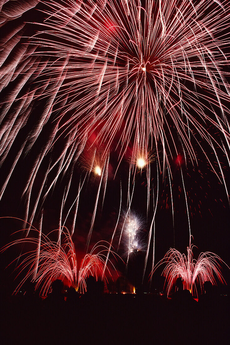 Feuerwerk Toronto, Ontario, Kanada