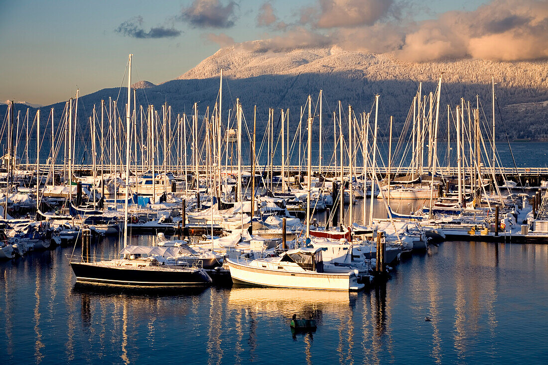 Boote,Jericho Beach Marina,Jericho Beach,Vancouver,British Columbia,Kanada