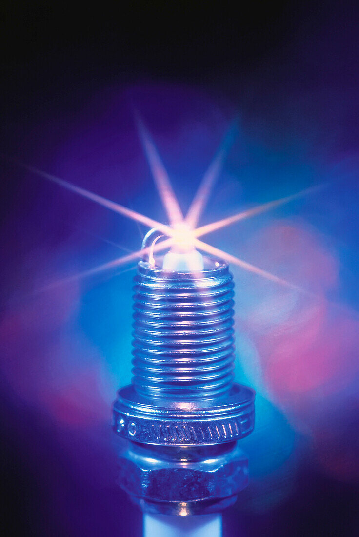 Close-Up of Spark Plug