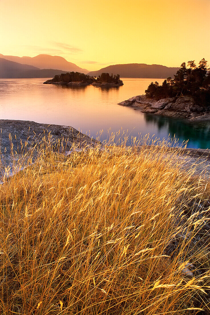 Scenic Curme Islands,Desolation Sound British Columbia,Canada