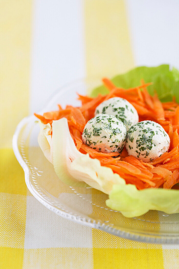 Salad with Cream Cheese