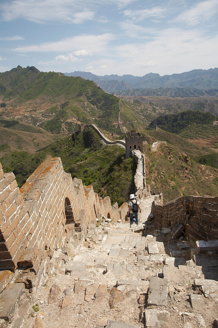 Die Große Mauer von Jinshanling nach Simatai,China