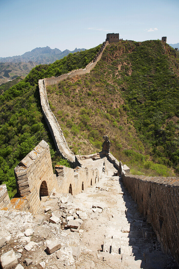 Die Große Mauer von Jinshanling nach Simatai, China