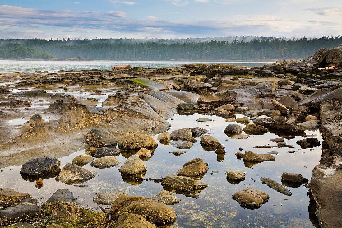 Gabriola Passage View From Drumbeg Provincial Park,Strait of Georgia,Gabriola Island,British Columbia,Canada