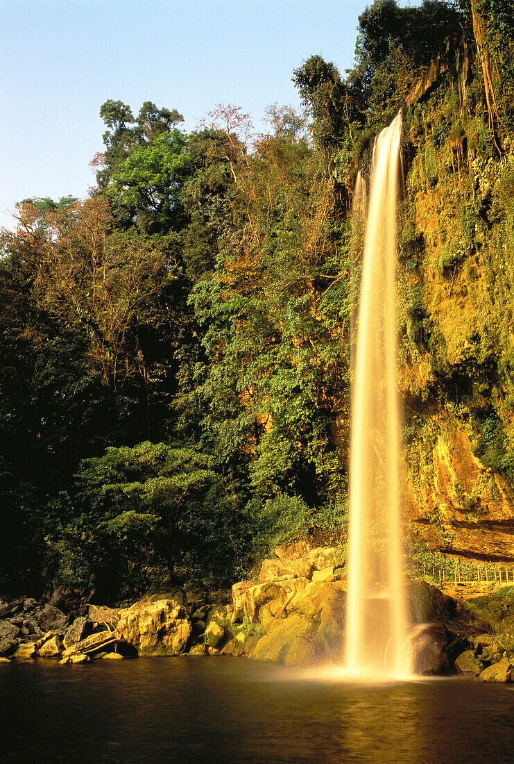 Landscape and Waterfall,Misol-Ha,Chiapas,Mexico