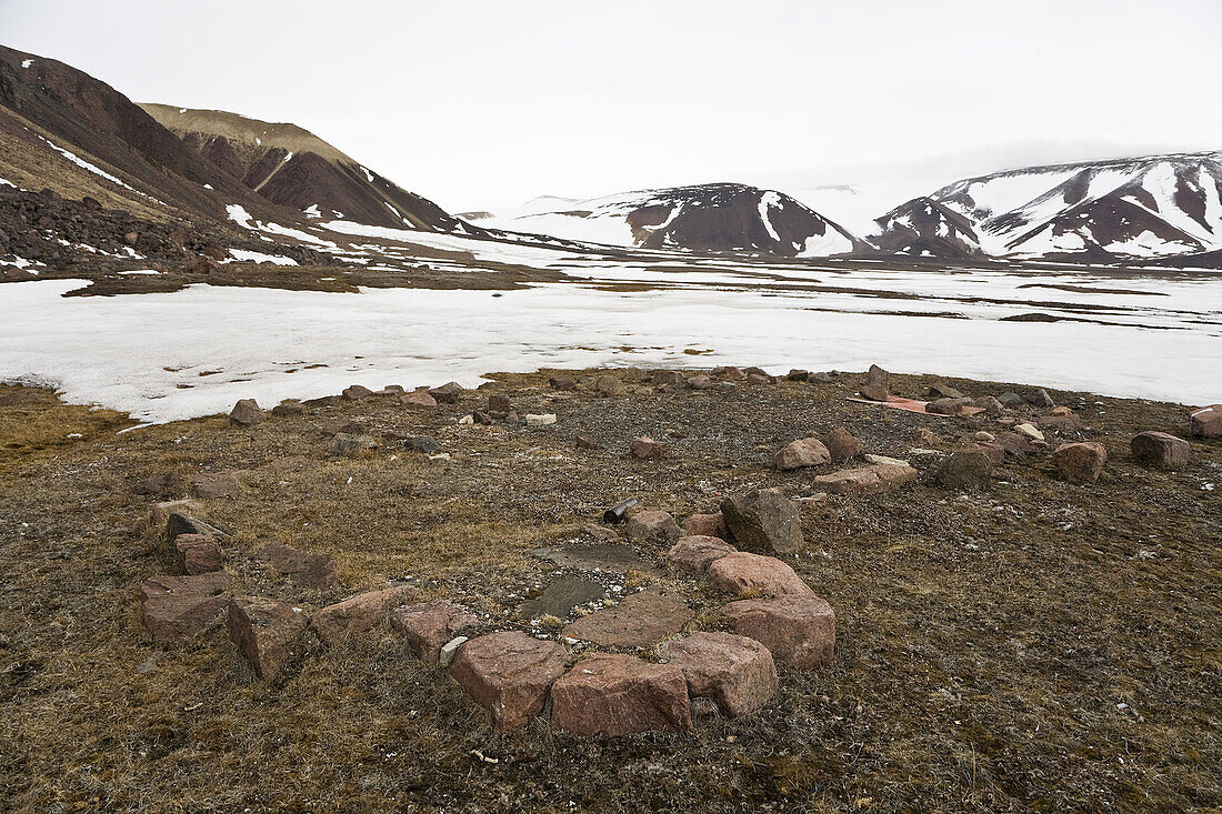 Inuit Archaeological Site,Craig Harbour,Ellesmere Island,Nunavut,Canada