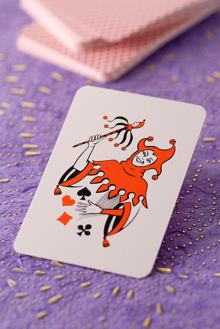 Close-up of Joker Card