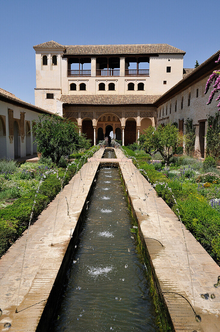 Palacio de Generalife,Alhambra,Granada,Spain