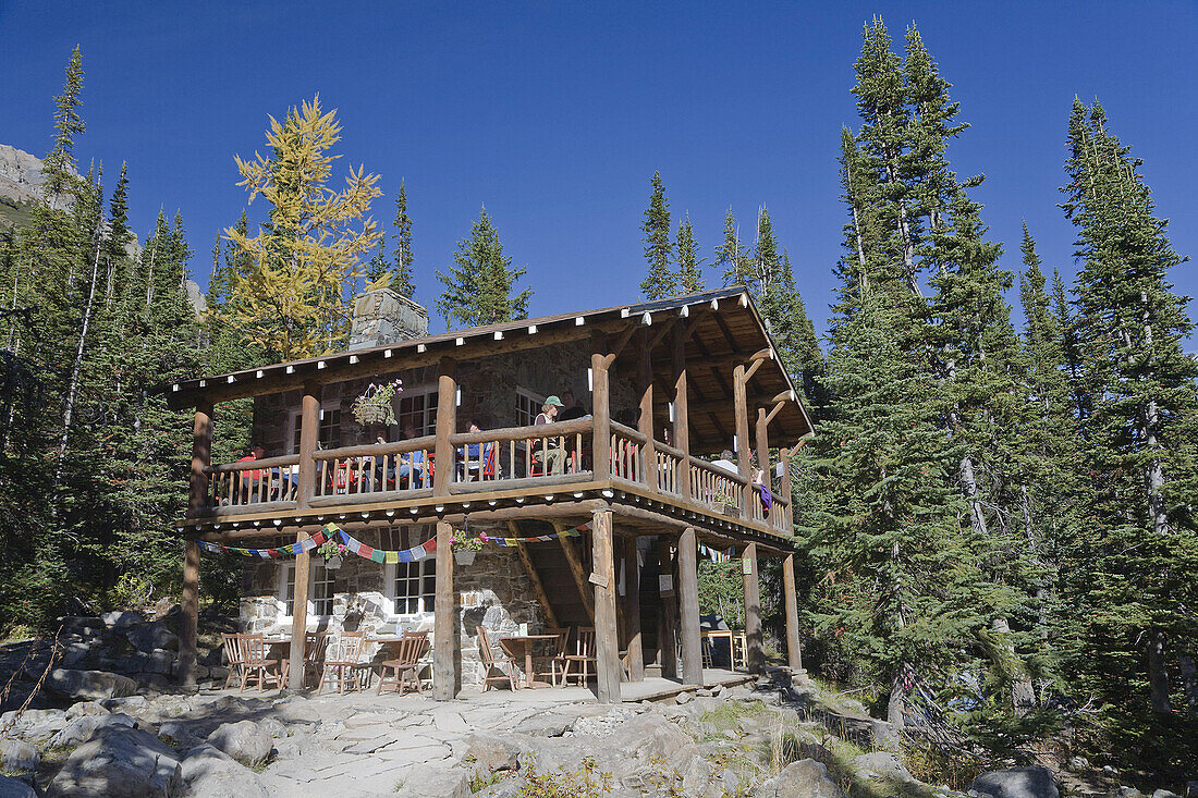 Teehaus, Lake Louise, Banff-Nationalpark, Alberta, Kanada