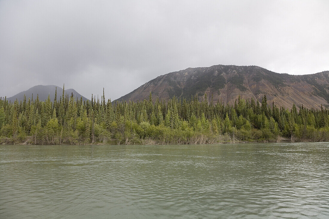 Nahanni River and Sunblood Mountains,Nahanni National Park,Northwest Territories,Canada