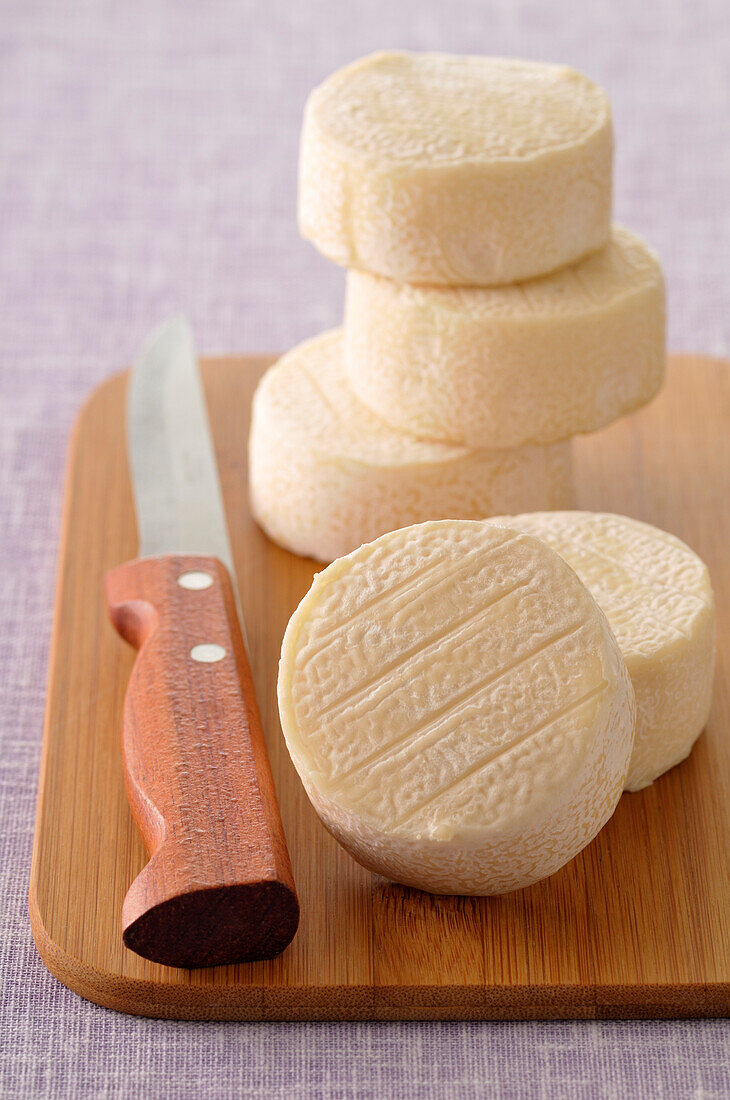Cheese on Cutting Board