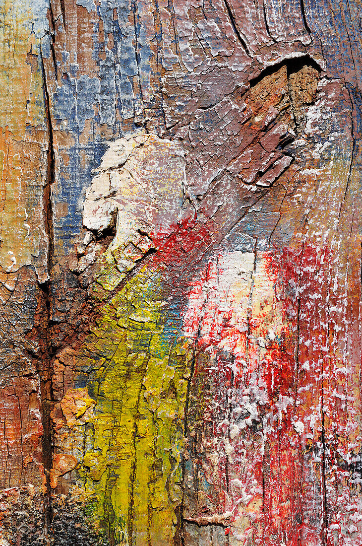Close-up of Abstract Painting