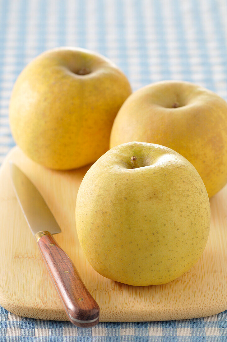 Apples on Cutting Board