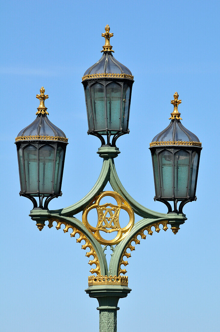 Straßenlampe, London, England
