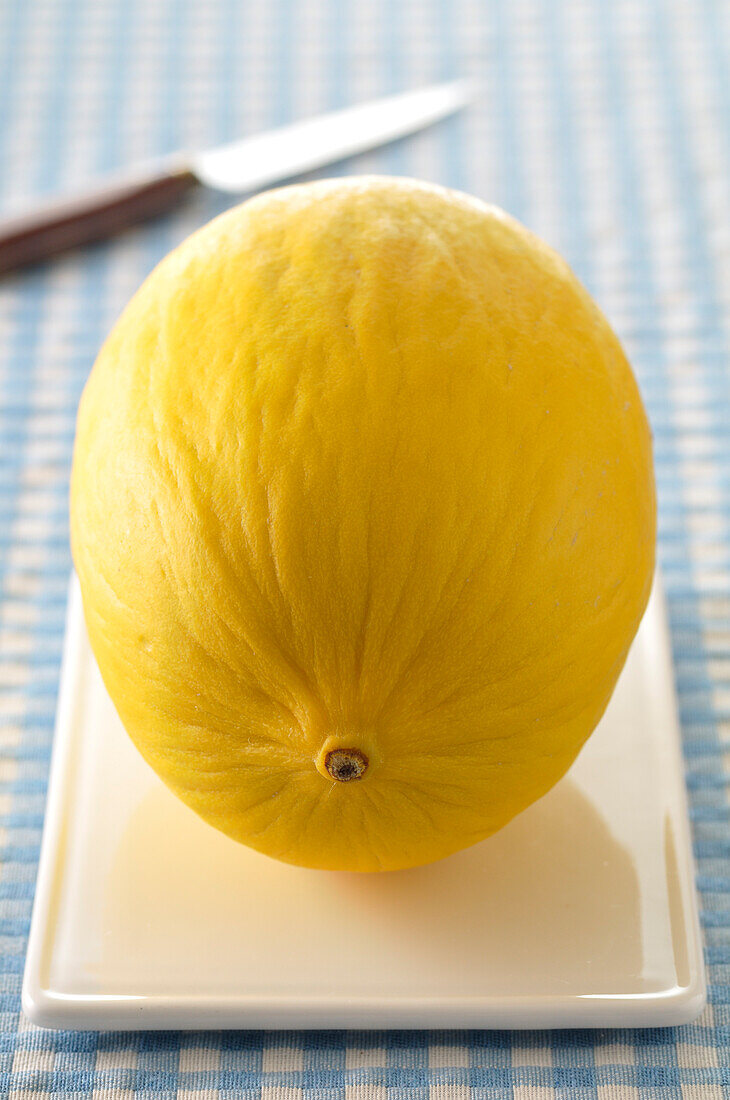 Nahaufnahme einer kanarischen Melone