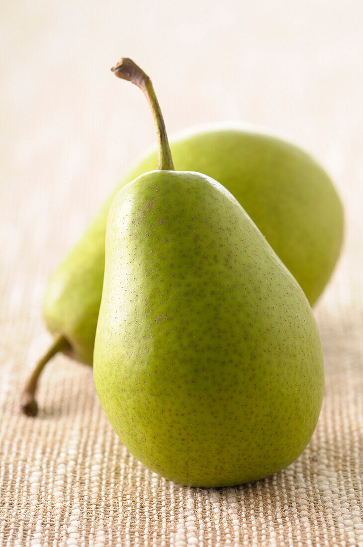Close-up of Two Pears