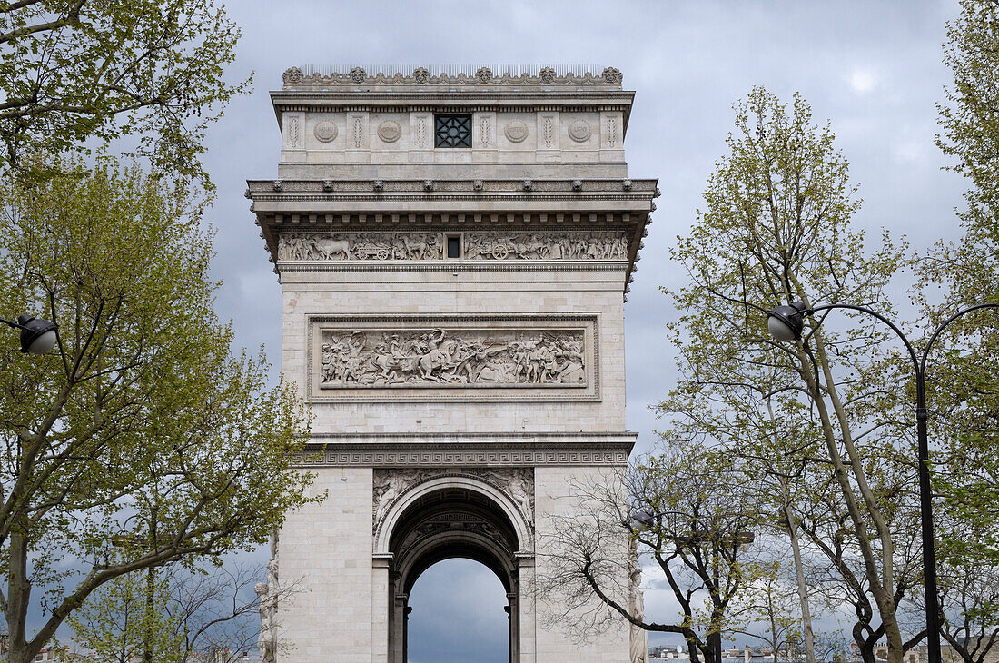 Arc De Triomphe,8th Arrondissement,Paris,France