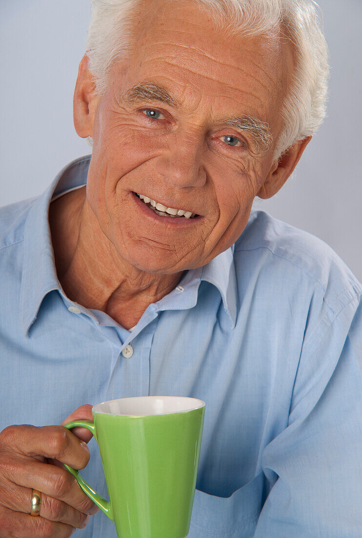 Man Drinking Coffee