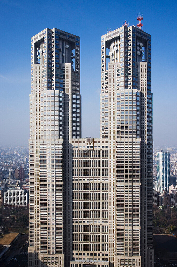 Gebäude der Stadtverwaltung, Shinjuku, Tokio, Japan