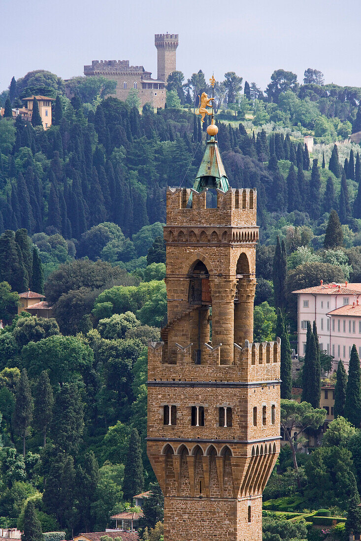 Turm der Uffizien-Galerie, Florenz, Italien