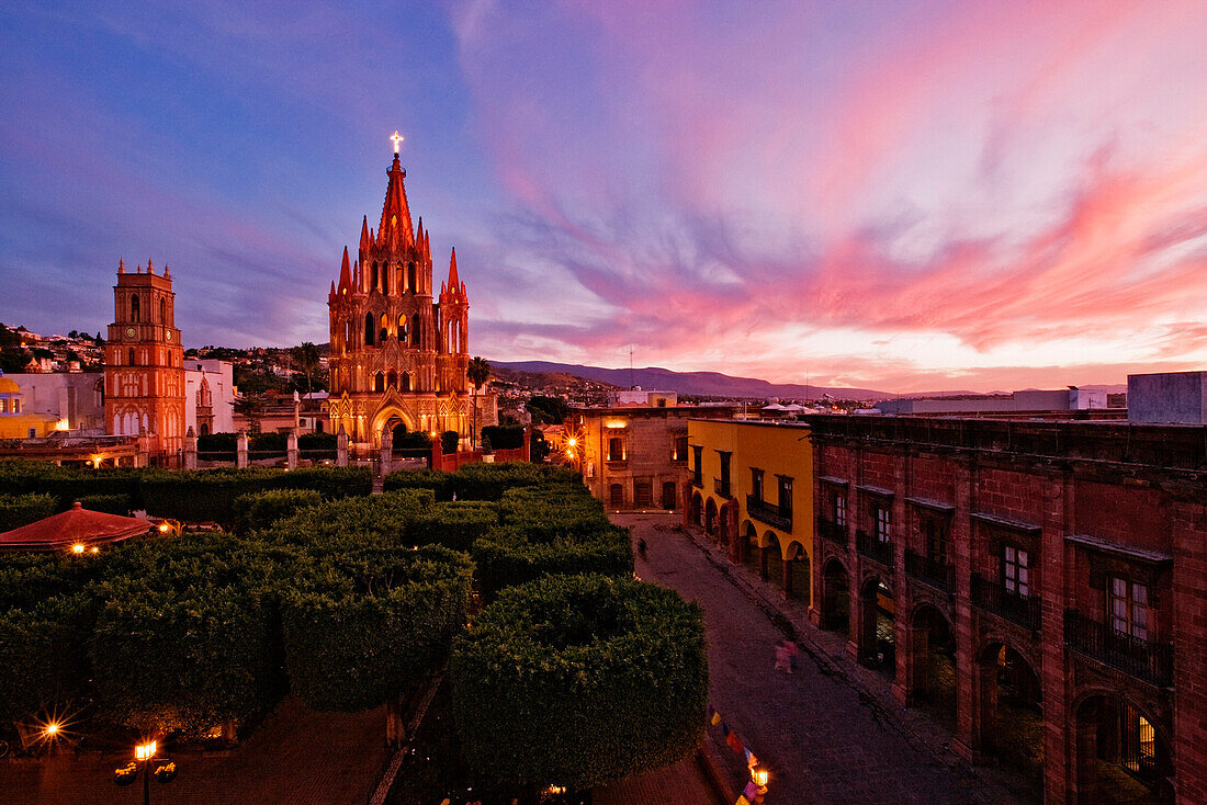 San Miguel de Allende at Dusk,Mexico