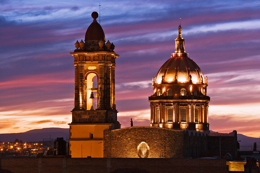 Las Monjas Monastery at Dusk,San Miguel de Allende,Mexico