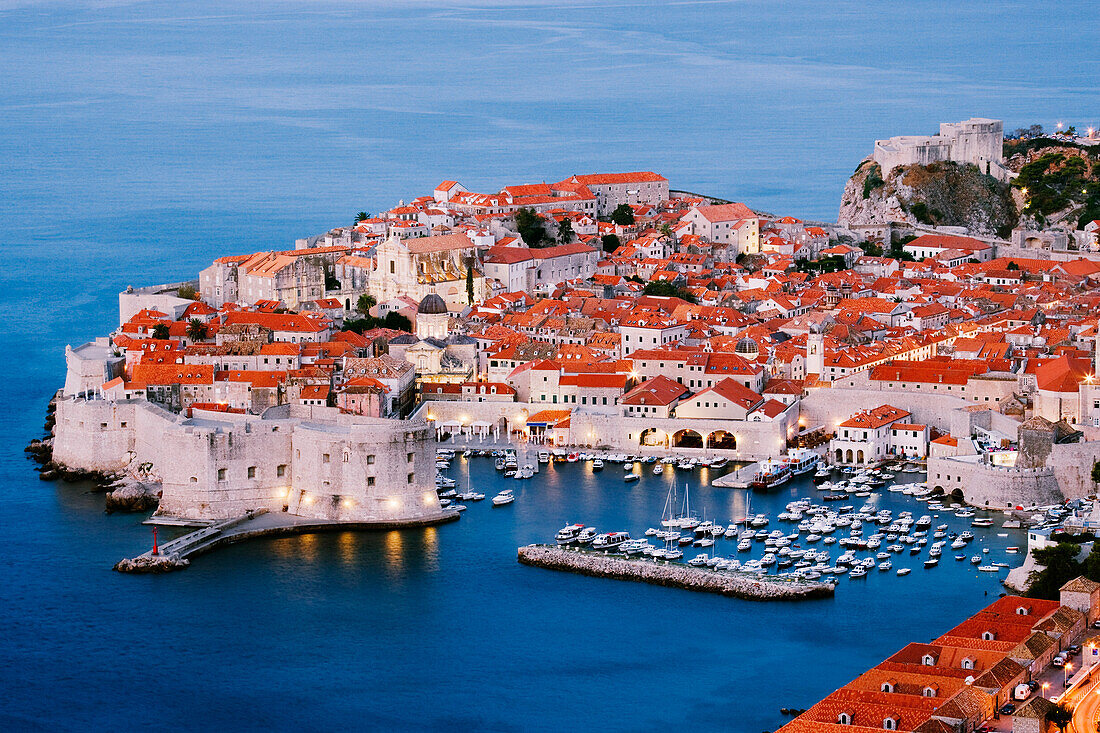 Old City of Dubrovnik at Dawn,Croatia