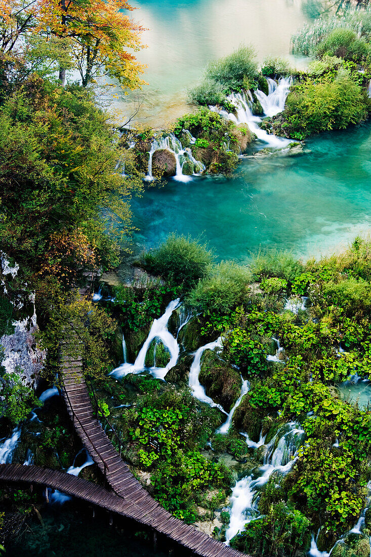 Untere Wasserfälle, Nationalpark Plitvicer Seen, Kroatien